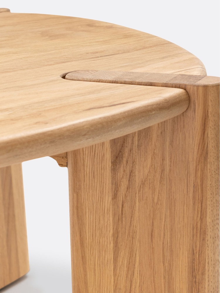 La Redoute Intérieurs Natural Signatures Elmo Solid Oak Coffee Table - Image 5 of 5