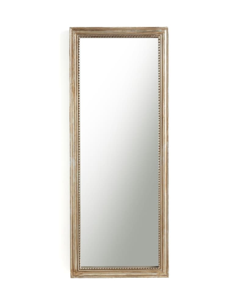 La Redoute Intérieurs Aged Gold Asfan Rectangular Mirror 55 x 140cm - Image 1 of 3