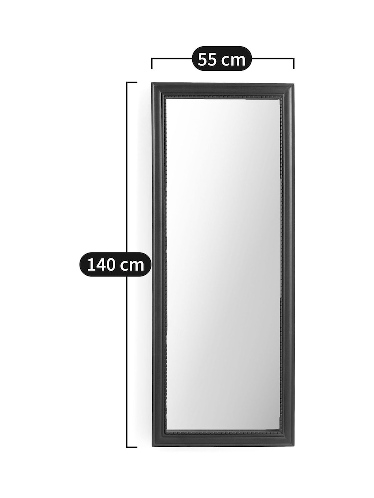 La Redoute Intérieurs Aged Gold Asfan Rectangular Mirror 55 x 140cm - Image 2 of 3