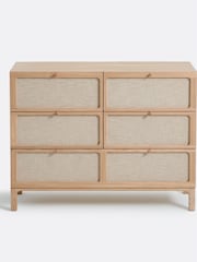 La Redoute Intérieurs OakLinen Tint Esmara 5-Drawer Ash and Linen Chest of Drawers - Image 2 of 5