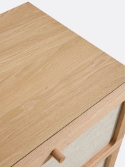 La Redoute Intérieurs OakLinen Tint Esmara 5-Drawer Ash and Linen Chest of Drawers - Image 3 of 5