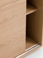 La Redoute Intérieurs Green Wood Lina 2 Door Office Cabinet - Image 6 of 6