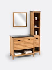 La Redoute Intérieurs Acacia Saturne 90cm Bathroom Vanity Unit - Image 4 of 4