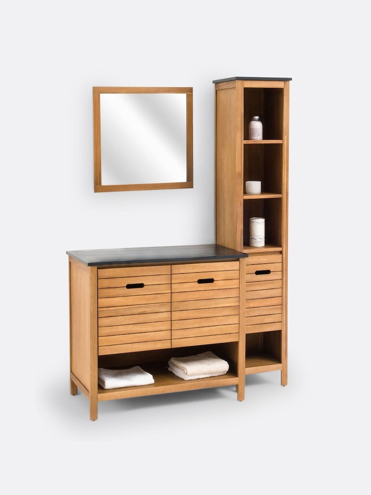 La Redoute Intérieurs Acacia Saturne 90cm Bathroom Vanity Unit - Image 4 of 4