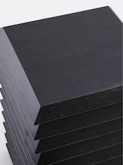 La Redoute Intérieurs Black Remilo Mango Wood Side Table - Image 2 of 3