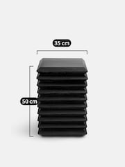 La Redoute Intérieurs Black Remilo Mango Wood Side Table - Image 3 of 3