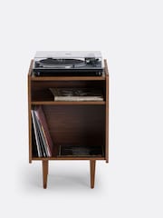 La Redoute Intérieurs Walnut Ronda L51cm Vintage Style Vinyl Cabinet - Image 3 of 6