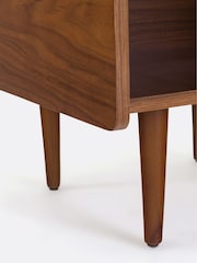 La Redoute Intérieurs Walnut Ronda L51cm Vintage Style Vinyl Cabinet - Image 5 of 6