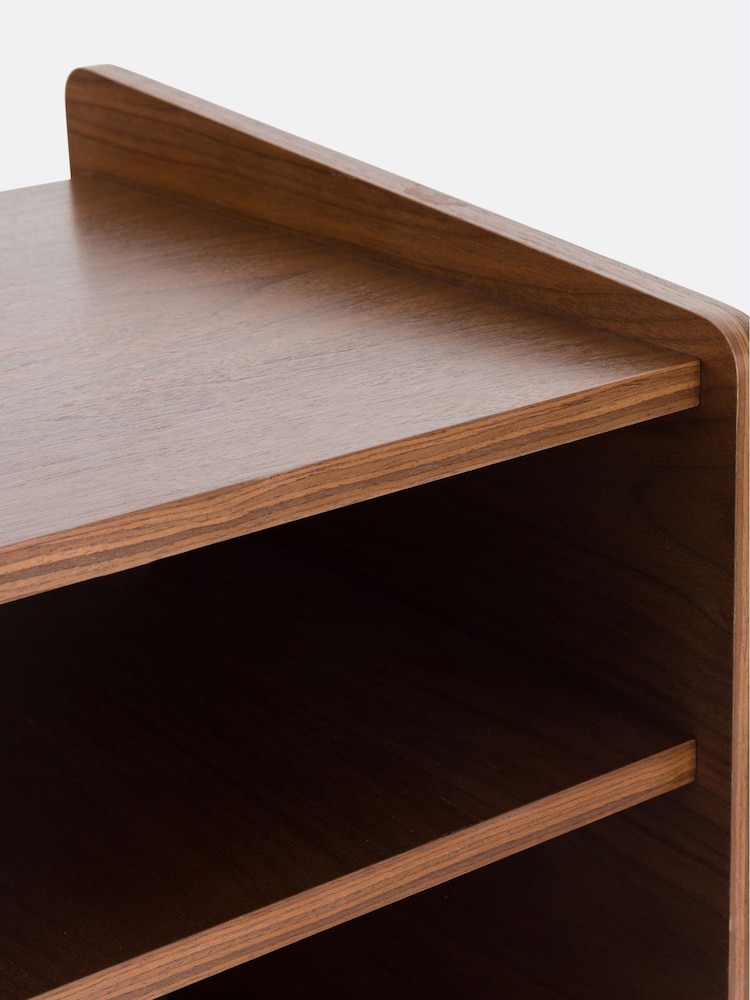 La Redoute Intérieurs Walnut Ronda L51cm Vintage Style Vinyl Cabinet - Image 6 of 6