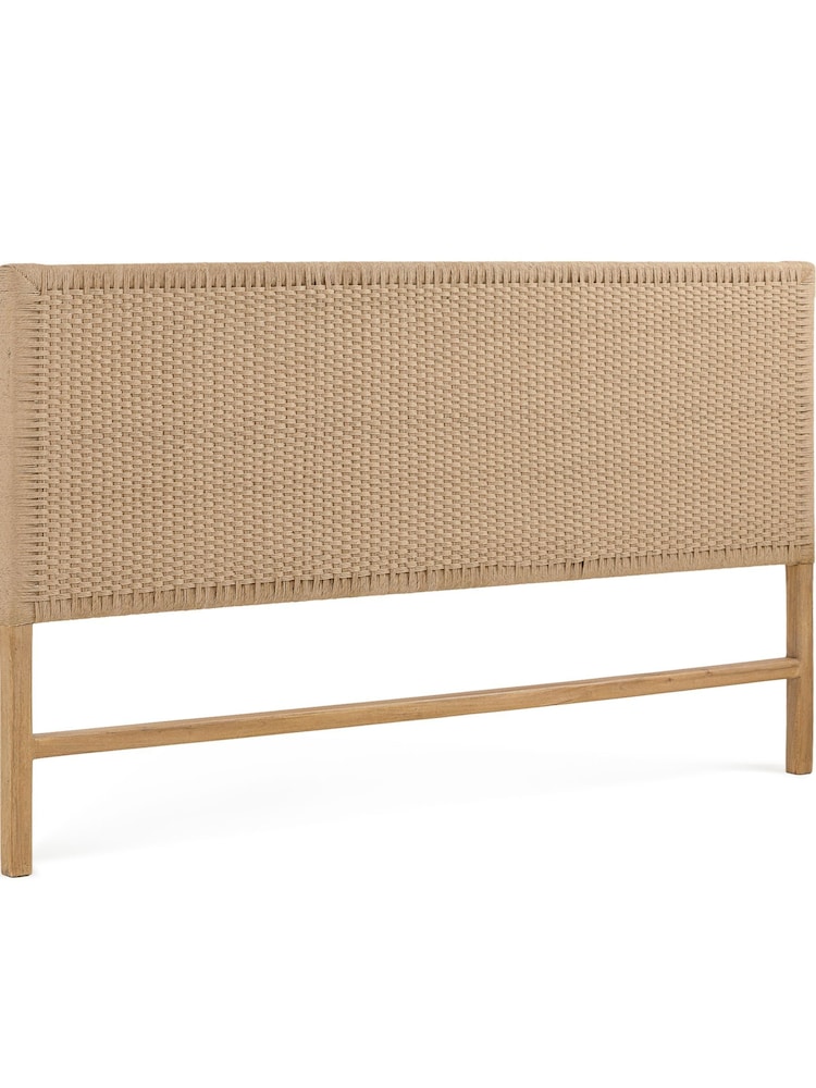 La Redoute Intérieurs Natural Amanda Braided Rope Headboard - Image 2 of 4