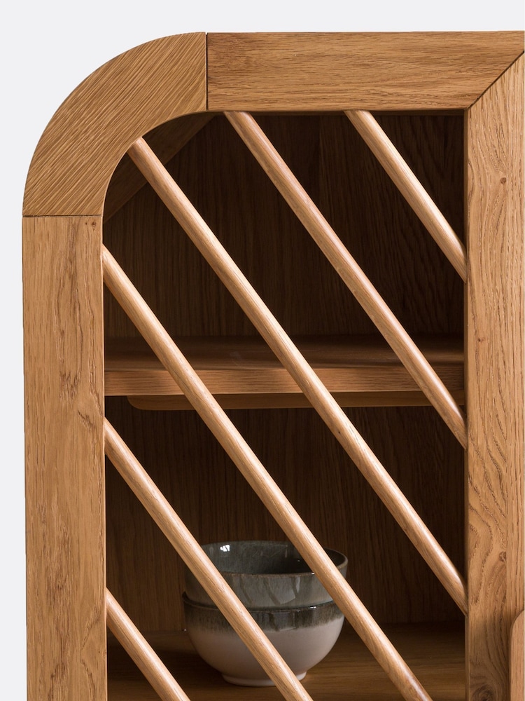 La Redoute Intérieurs Oak Anda Sideboard with 2 Doors and 1 Drawer in Oak - Image 4 of 4