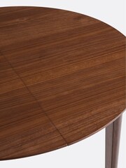 La Redoute Intérieurs Walnut Tioga 4 To 8 Seater Oak Extendable Table - Image 3 of 5