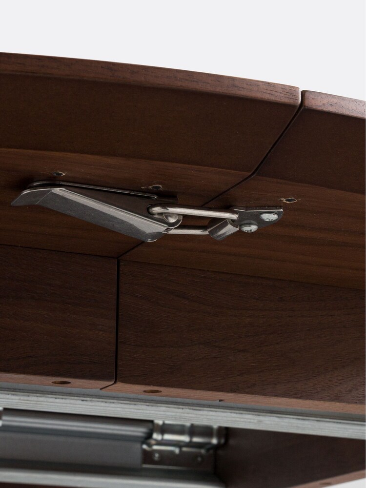 La Redoute Intérieurs Walnut Tioga 4 To 8 Seater Oak Extendable Table - Image 5 of 5