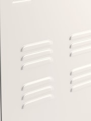 La Redoute Intérieurs Pebble Hiba Industrial Low Metal Cabinet - Image 2 of 5