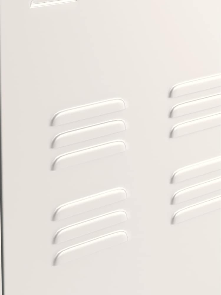 La Redoute Intérieurs Pebble Hiba Industrial Low Metal Cabinet - Image 2 of 5