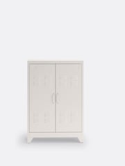 La Redoute Intérieurs Pebble Hiba Industrial Low Metal Cabinet - Image 3 of 5