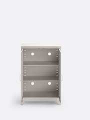La Redoute Intérieurs Pebble Hiba Industrial Low Metal Cabinet - Image 4 of 5