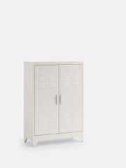 La Redoute Intérieurs Pebble Hiba Industrial Low Metal Cabinet - Image 5 of 5