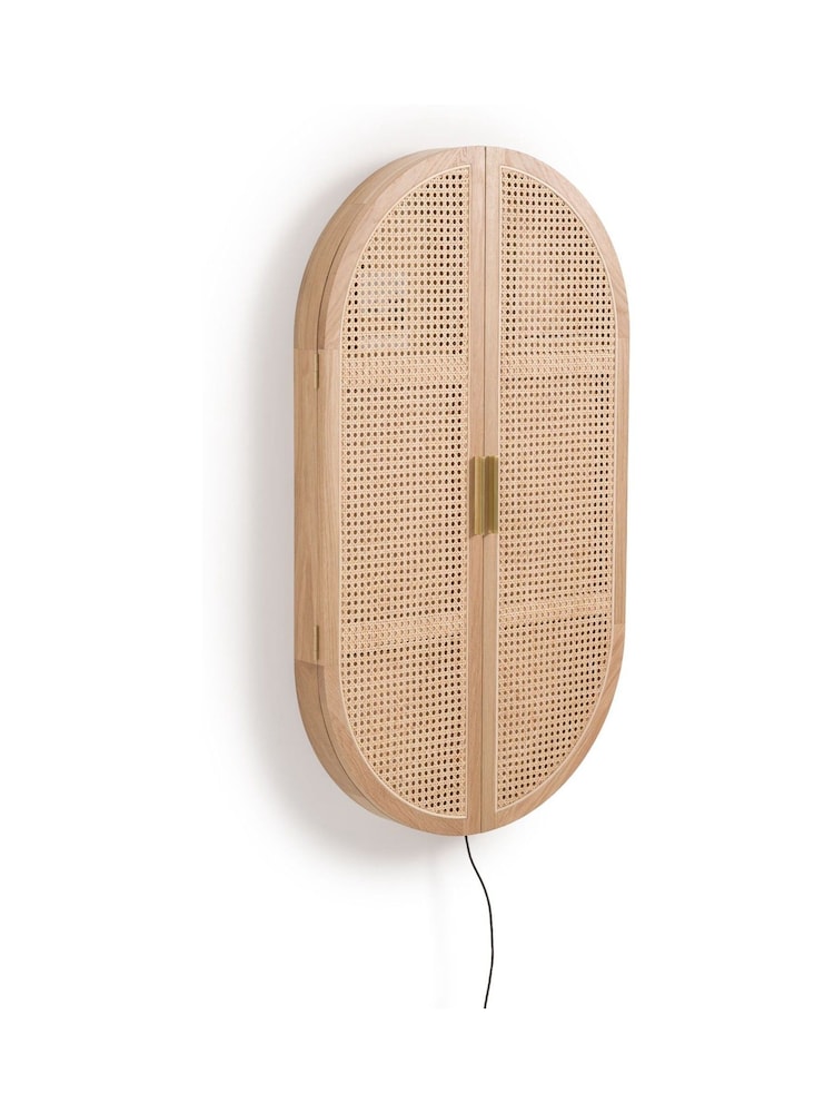 La Redoute Intérieurs Natural Oak Plate Mathéo Wall Desk - Image 1 of 6