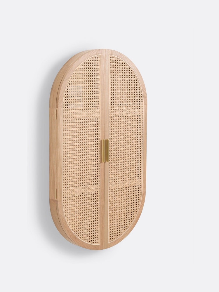 La Redoute Intérieurs Natural Oak Plate Mathéo Wall Desk - Image 2 of 6