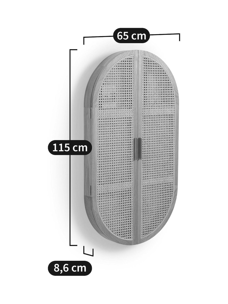 La Redoute Intérieurs Natural Oak Plate Mathéo Wall Desk - Image 6 of 6