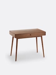 La Redoute Intérieurs Walnut Miji 1-Drawer Scandi Desk - Image 3 of 5