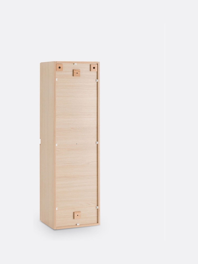 La Redoute Intérieurs Natural Oak Plate Nilia Wall-Mounted Bathroom Column - Image 1 of 6