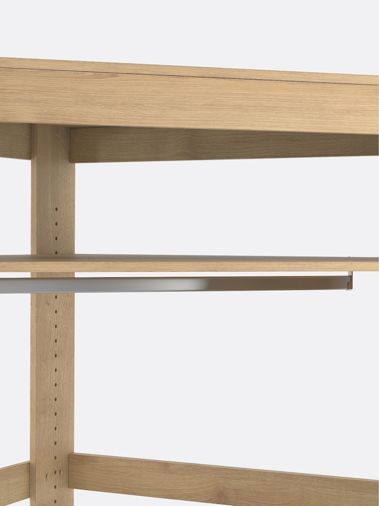 La Redoute Intérieurs Arlington Oak Wood Build Corner Module Wardrobe - Image 4 of 4