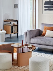 La Redoute Intérieurs Oak Volga 48cm Metal Vinyl Cabinet - Image 1 of 5