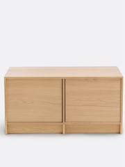 La Redoute Intérieurs Oak Senssia Oak Modular 2 Door Low Sideboard - Image 2 of 5