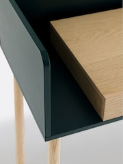 La Redoute Intérieurs Oak Green Graphy 1-Drawer Desk - Image 5 of 6