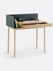 La Redoute Intérieurs Oak Green Graphy 1-Drawer Desk - Image 6 of 6