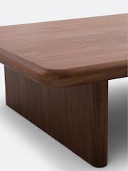La Redoute Intérieurs Walnut Curva Coffee Table - Image 5 of 5