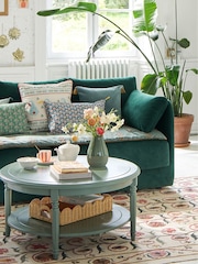 La Redoute Intérieurs Green Eucalyptus Baudry Round Coffee Table - Image 1 of 4