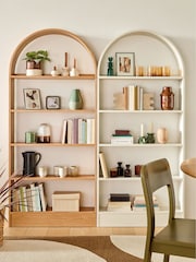 La Redoute Intérieurs Natural Oak Plate Mathéo Arch Shelf - Image 1 of 5