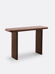 La Redoute Intérieurs Walnut Curva Walnut Console - Image 5 of 5