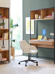 La Redoute Intérieurs Oak Volga Column Storage Unit - Image 1 of 6