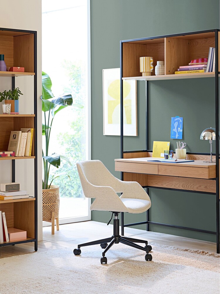 La Redoute Intérieurs Oak Volga Column Storage Unit - Image 1 of 6