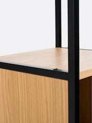 La Redoute Intérieurs Oak Volga Column Storage Unit - Image 3 of 6