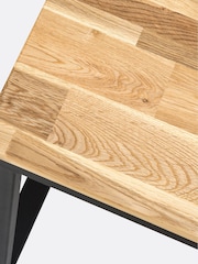 La Redoute Intérieurs Natural Hiba Industrial High Bar Table in Oak & Metal - Image 4 of 4