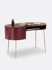 La Redoute Intérieurs Bordeaux Walnut Topim Vintage Desk - Image 3 of 5