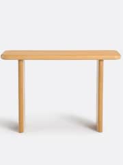 La Redoute Intérieurs Oak Curva Walnut Console - Image 2 of 6