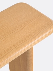 La Redoute Intérieurs Oak Curva Walnut Console - Image 3 of 6