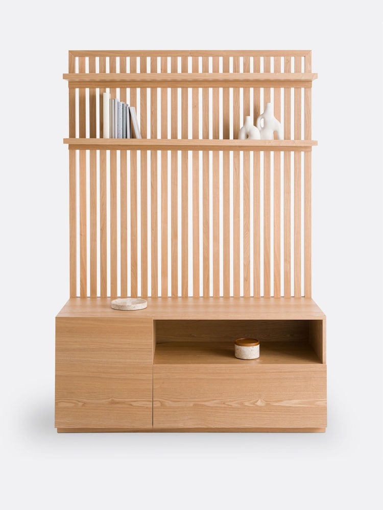 La Redoute Intérieurs Natural Theonie Ash TV Hifi Unit - Image 2 of 5