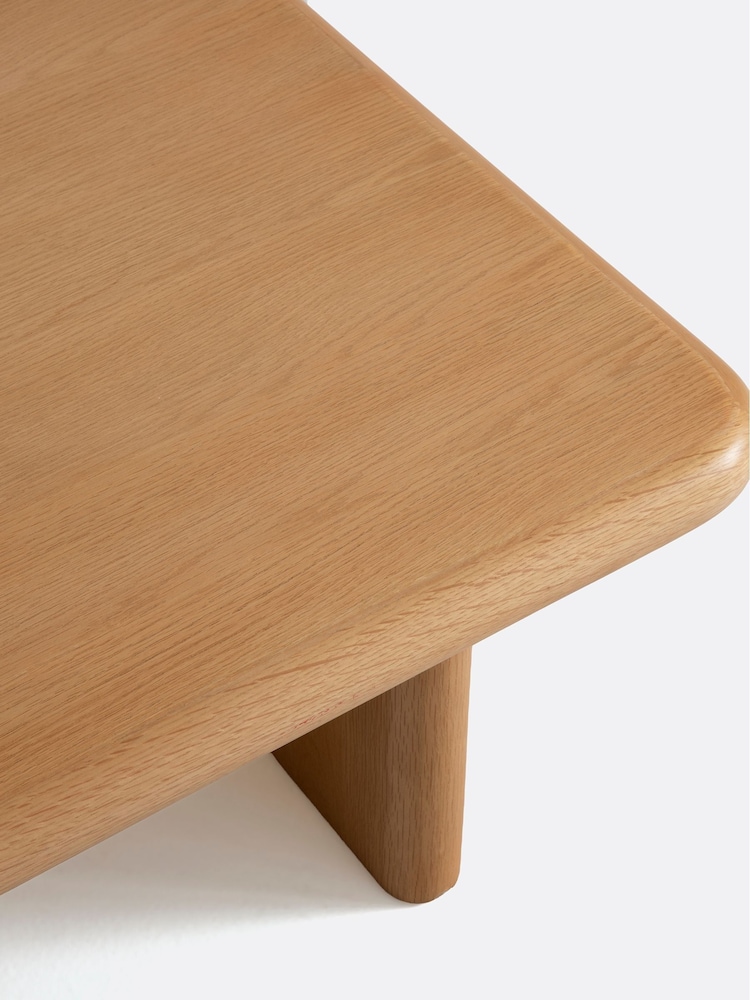 La Redoute Intérieurs Oak Curva Coffee Table - Image 6 of 6