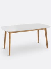 La Redoute Intérieurs White Jimi 6 Seater Dining Table - Image 2 of 4
