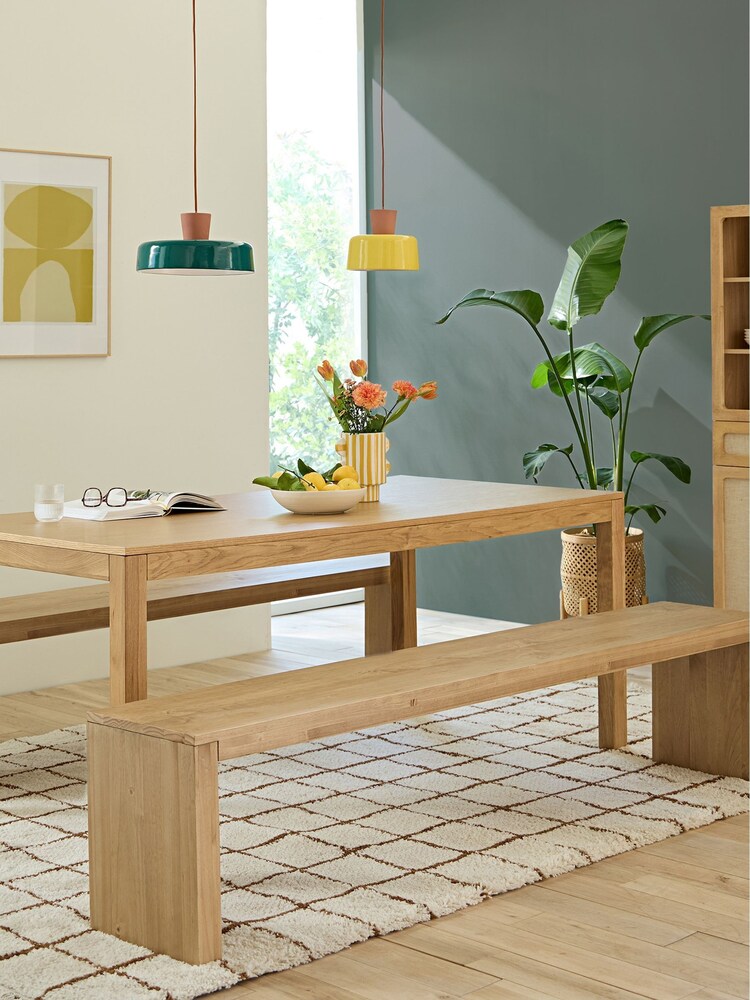 La Redoute Intérieurs Pine Malio 3-Seater Solid Pine Bench - Image 1 of 6