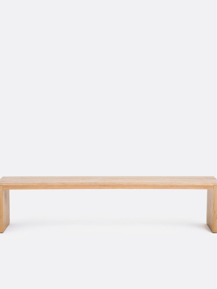 La Redoute Intérieurs Pine Malio 3-Seater Solid Pine Bench - Image 2 of 6