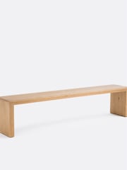 La Redoute Intérieurs Pine Malio 3-Seater Solid Pine Bench - Image 3 of 6