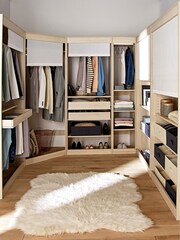 La Redoute Intérieurs Oak Build 3-Shelf and 2-Drawer Wardrobe Module - Image 1 of 6